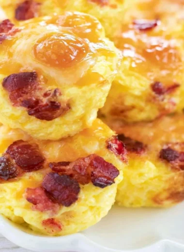 Make Ahead Bacon Cheese Egg Bites Recipe for Easy Breakfast Meal Prep