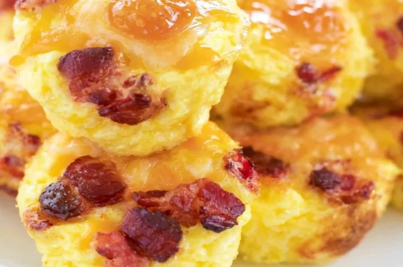 Make Ahead Bacon Cheese Egg Bites Recipe for Easy Breakfast Meal Prep