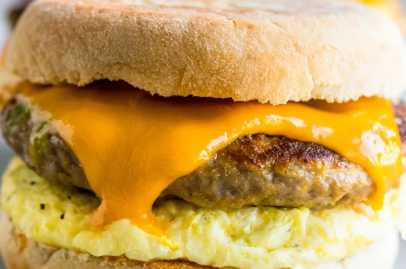 Homemade make-ahead freezer breakfast sandwiches for quick morning meals.