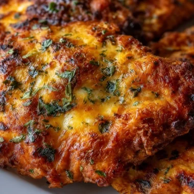 Savory tender chicken dish served with fresh herbs and vegetables