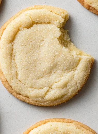 Freshly baked sugar cookies ready to enjoy