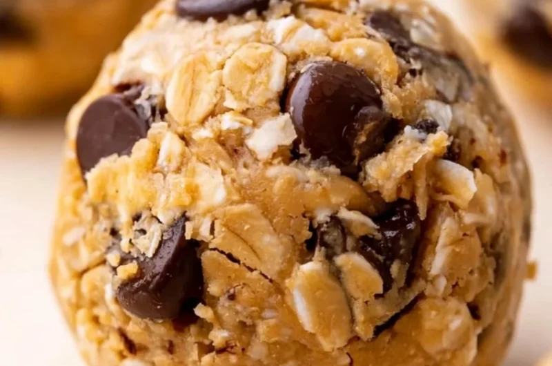 Healthy homemade oatmeal protein balls for a nutritious snack