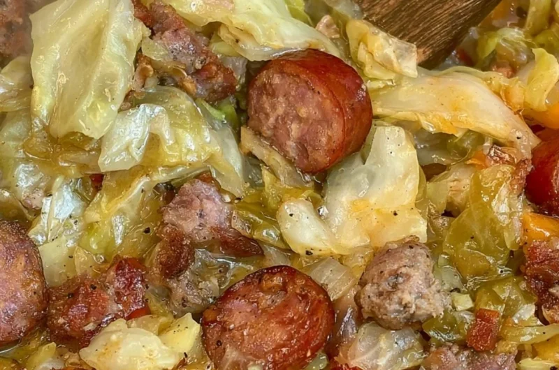 Delicious Dirty Cabbage dishes ready to be served