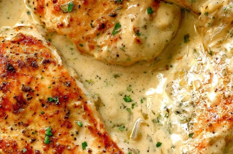 Creamy ranch chicken recipe with flavorful ingredients