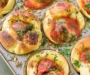 Meatball Stuffed Garlic Bread | Easy Appetizer Recipe | Appetizer Recipes with Meat, Muffin Tin Dinner Recipes, Homemade Meatball Muffins